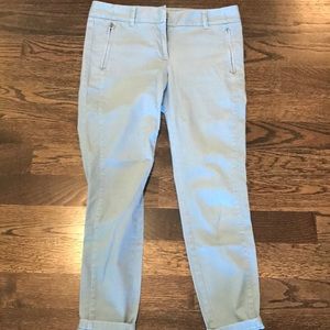 LOFT Sateen Zip-Pocket Pant in Marisa Fit